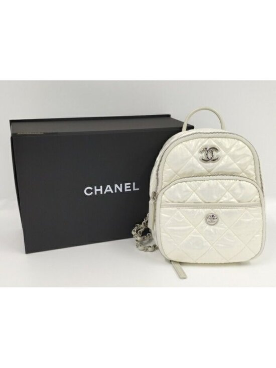 Chanel Neige Collection Backpack White main image 6